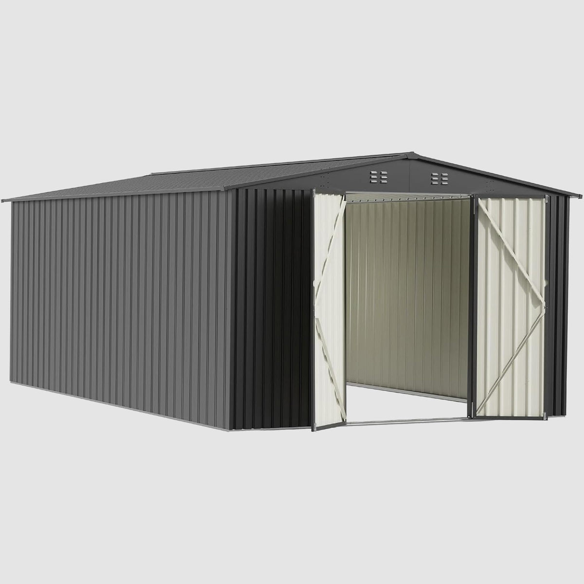 10x14 FT Metal Storage Shed F732