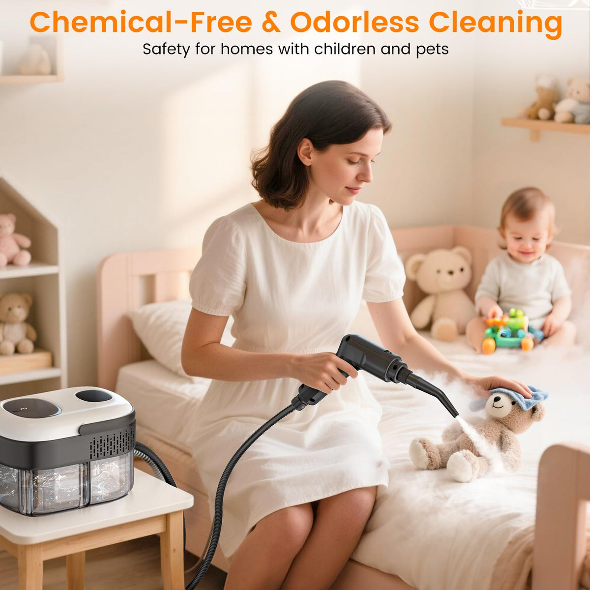 3-Level Handheld Steam Cleaner U3282