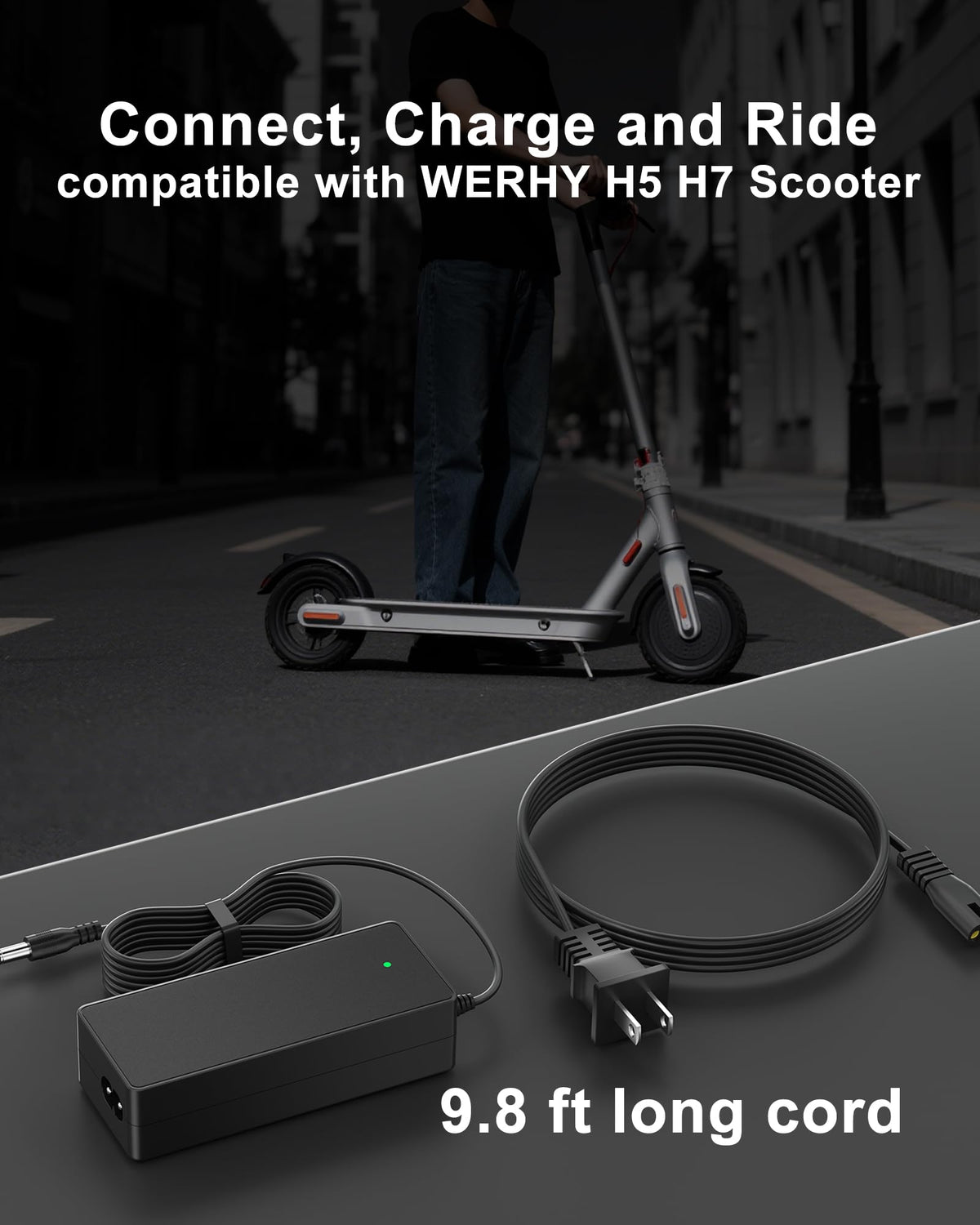 42V Replacement Electric Scooter Charger for 36V Lithium Battery S79075