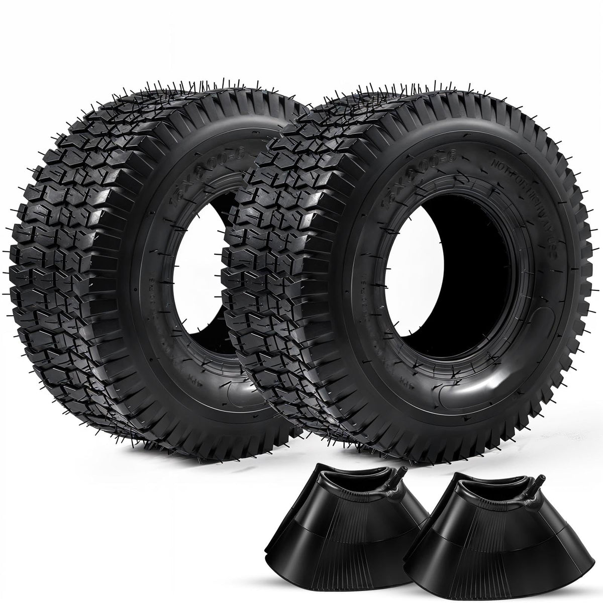 15x6.00-6 Lawn Mower Tire and Inner Tube 2PCS H698