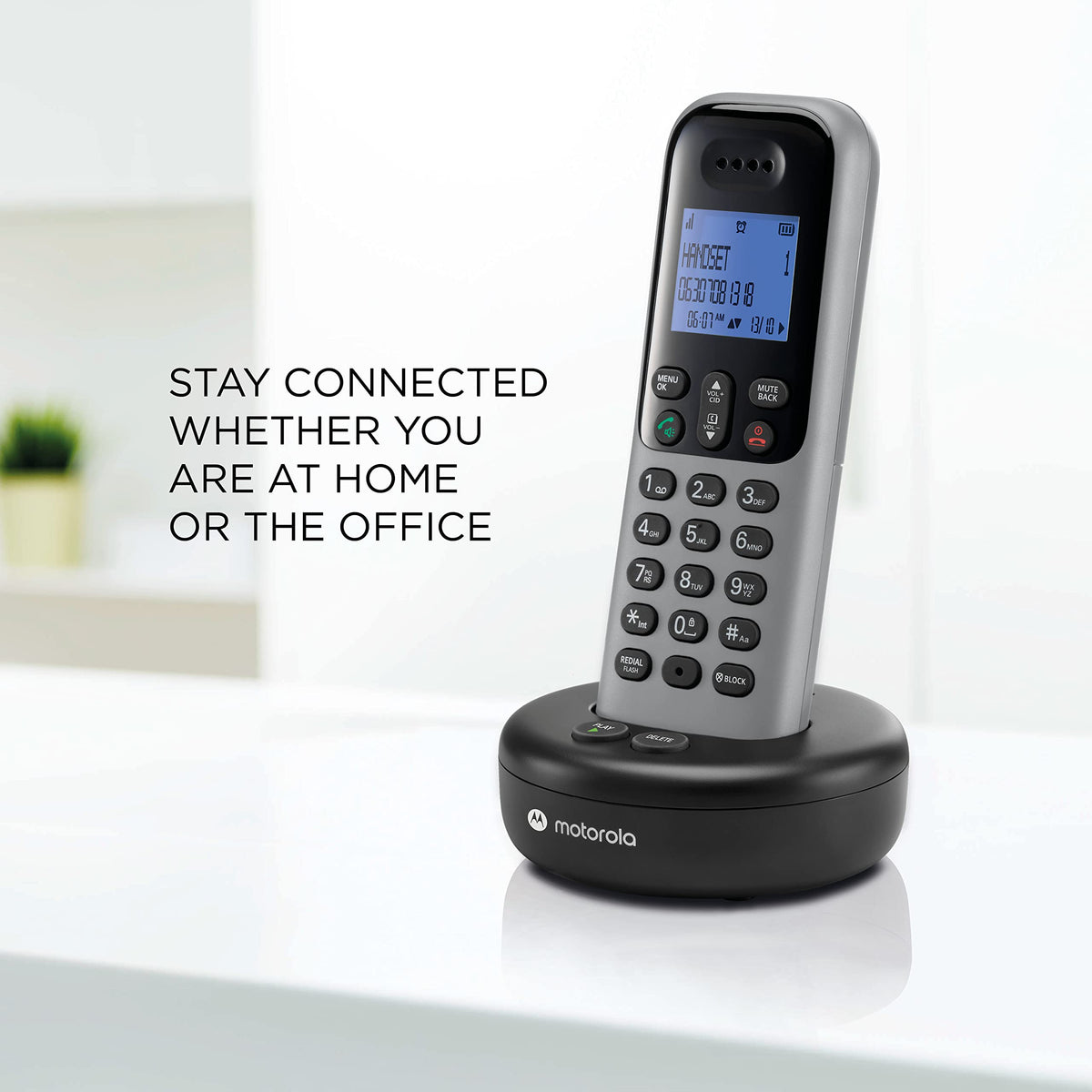 Cordless Phone with Answering Machine, 2 Handsets, Caller ID Z561