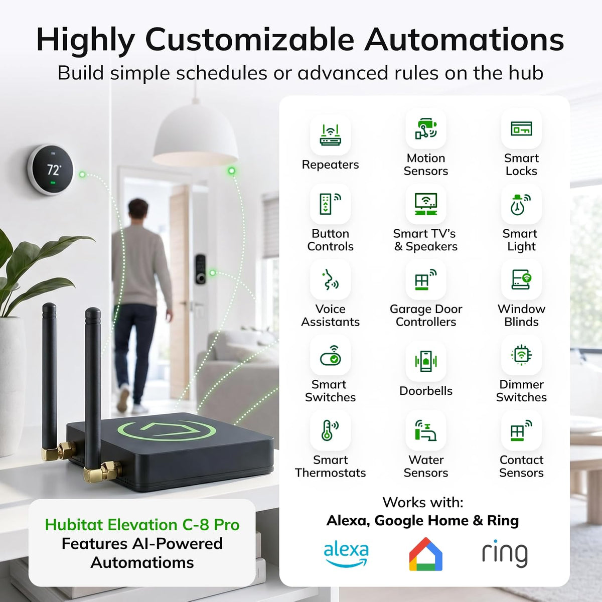 Smart Home Hub Z-Wave Zigbee Matter B45885