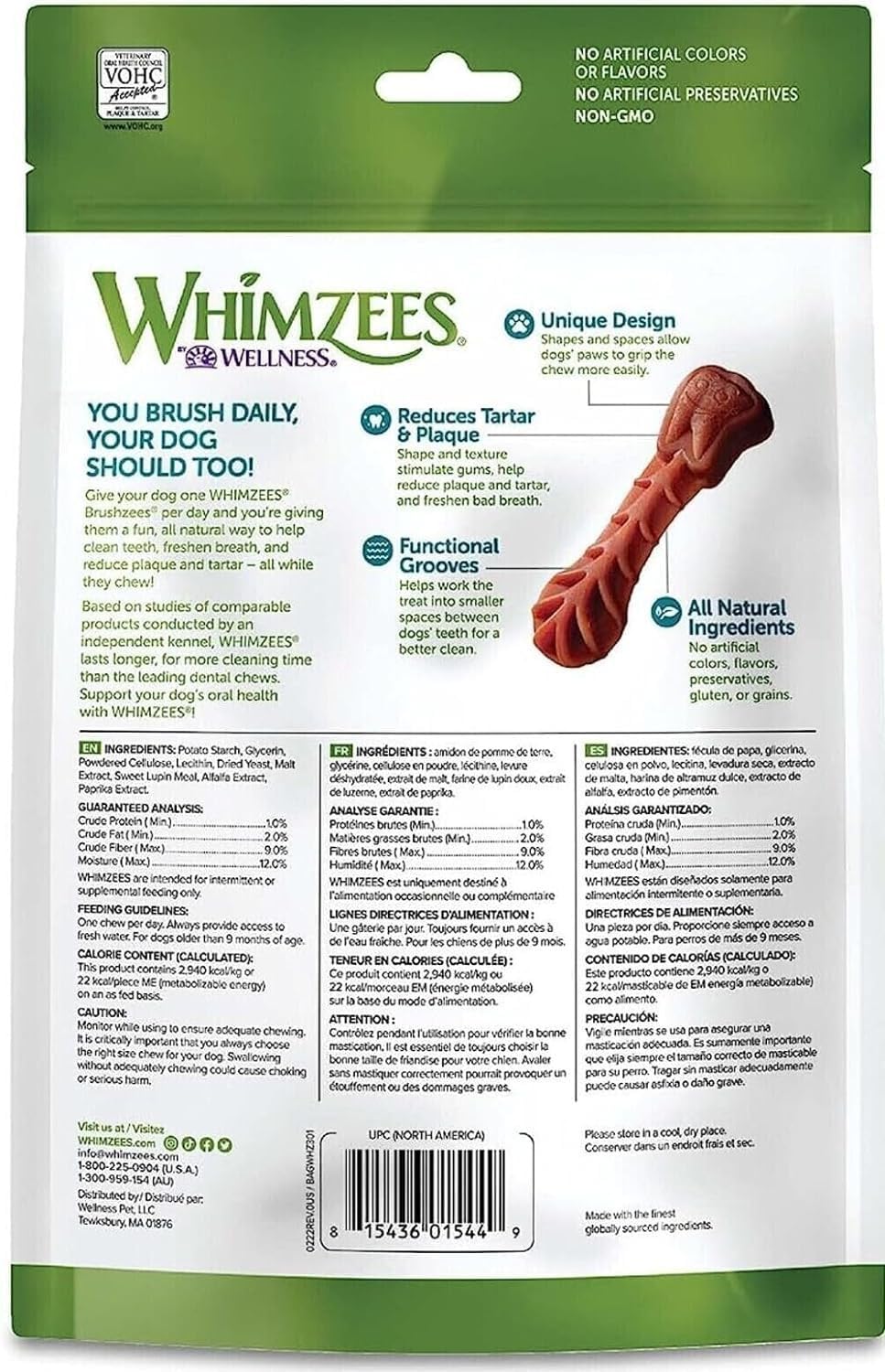 Natural Grain-Free Dental Dog Treats Variety Pack S1457