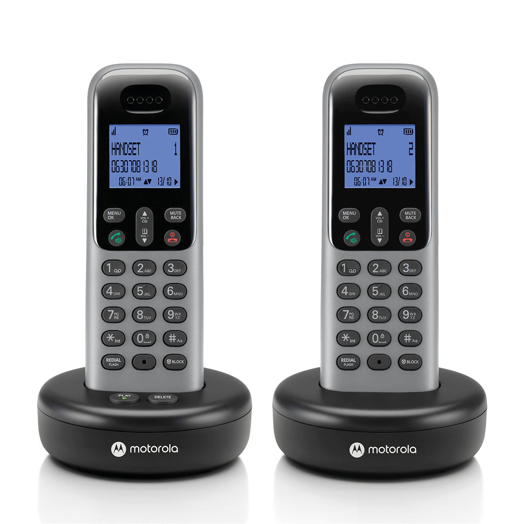 Cordless Phone with Answering Machine, 2 Handsets, Caller ID Z561