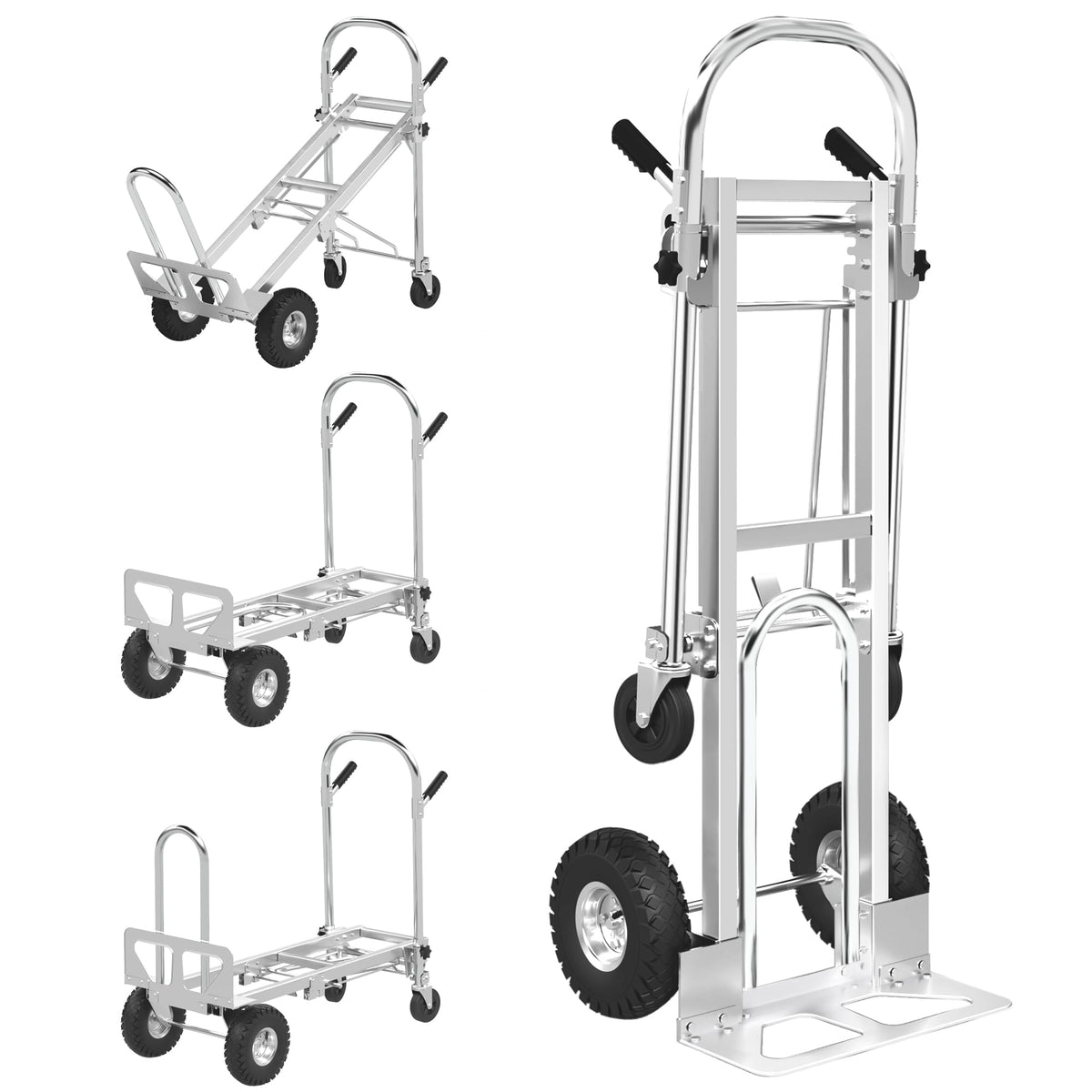 4 in 1 Stainless Steel Folding Hand Truck Dolly C331895