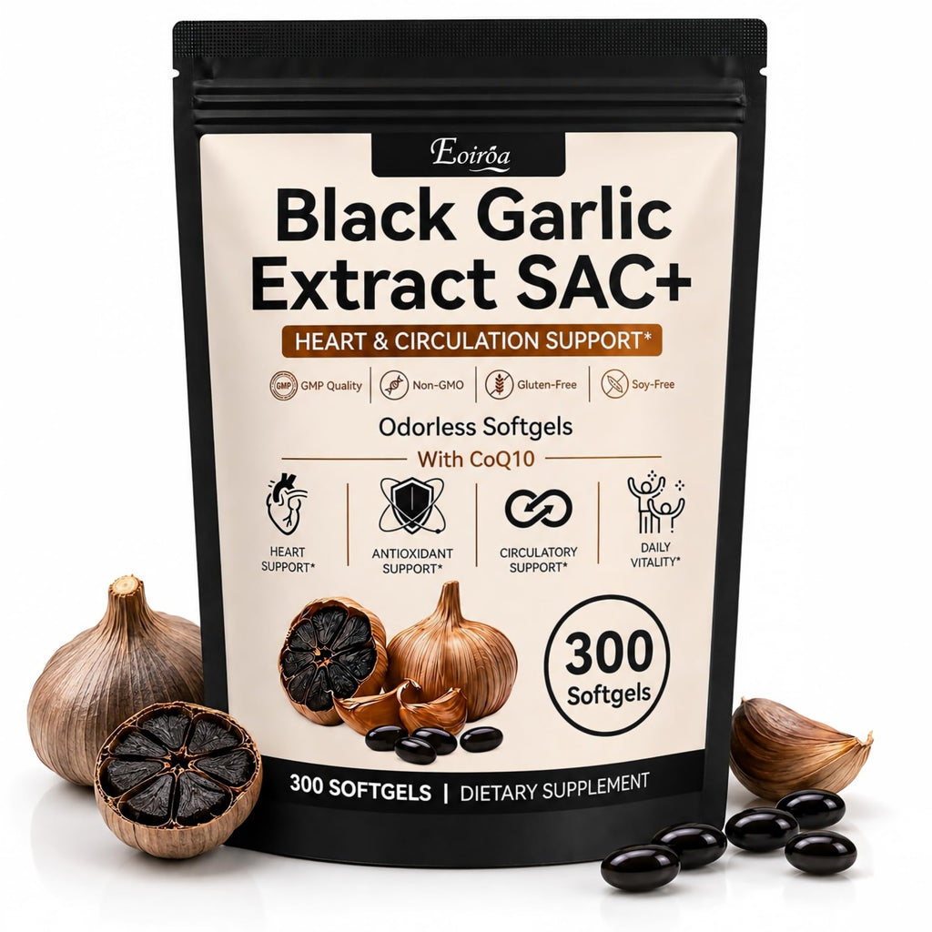 Black Garlic Extract Softgels 300 Count G794