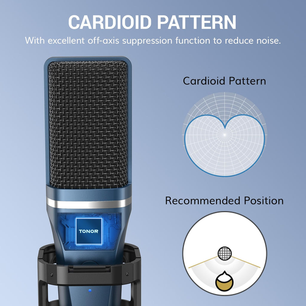 USB Cardioid Condenser Podcast Microphone S2898