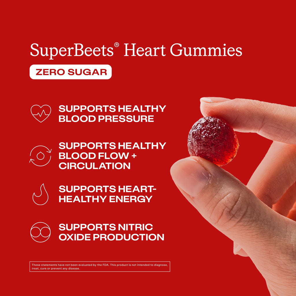 Zero Sugar Beet Gummies 60 Count W286