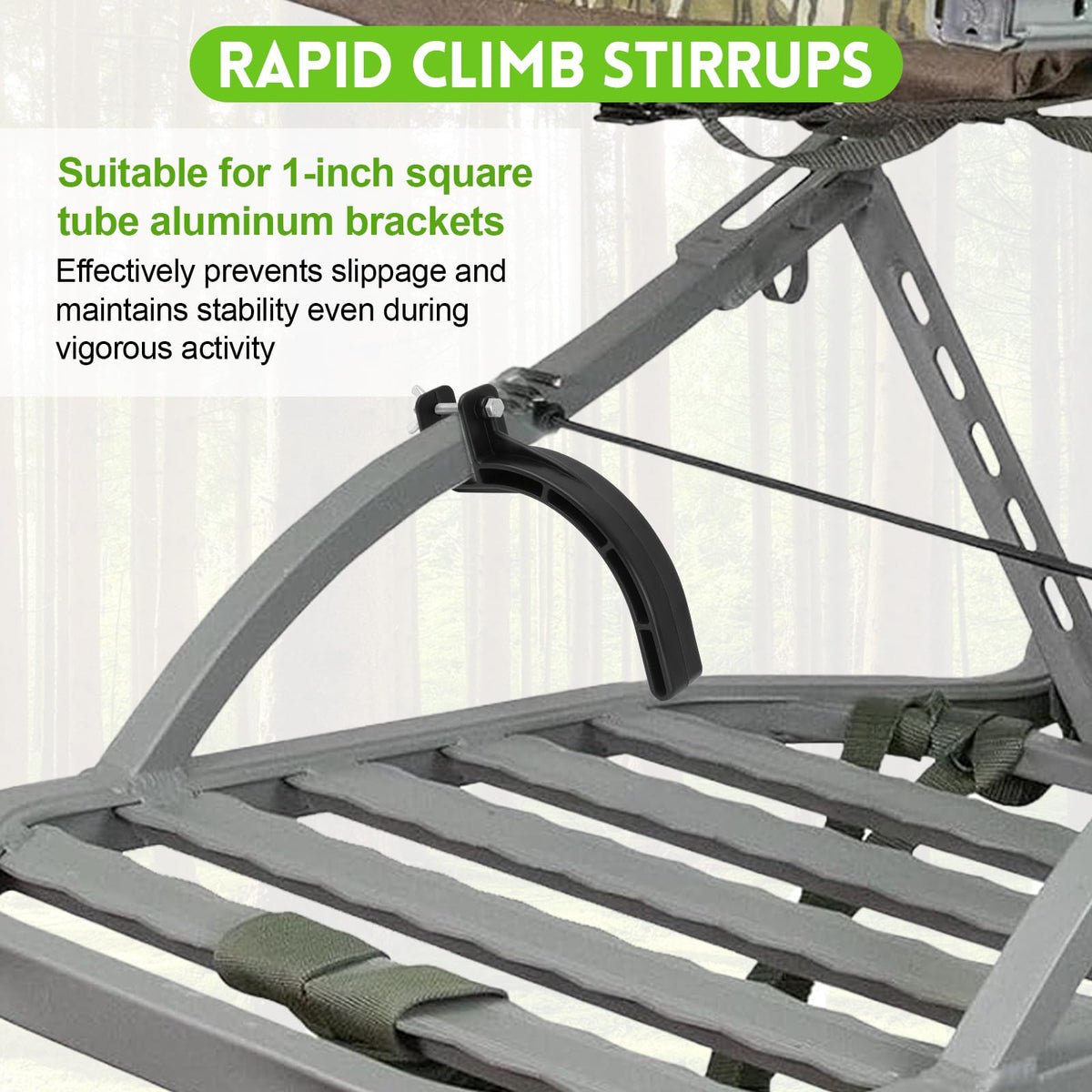 Climbing Tree Stand Accessories with Elastic Rope T88809