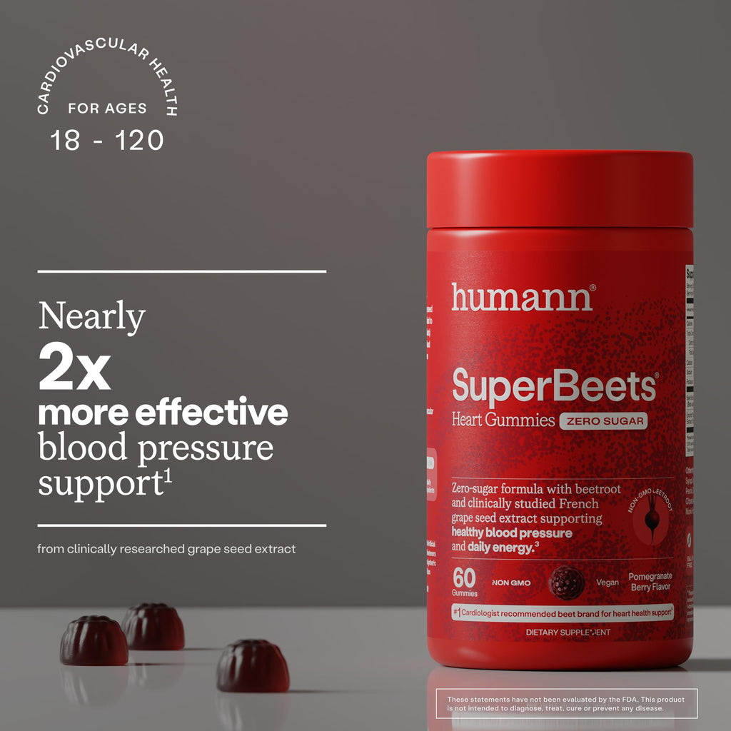 Zero Sugar Beet Gummies 60 Count W286
