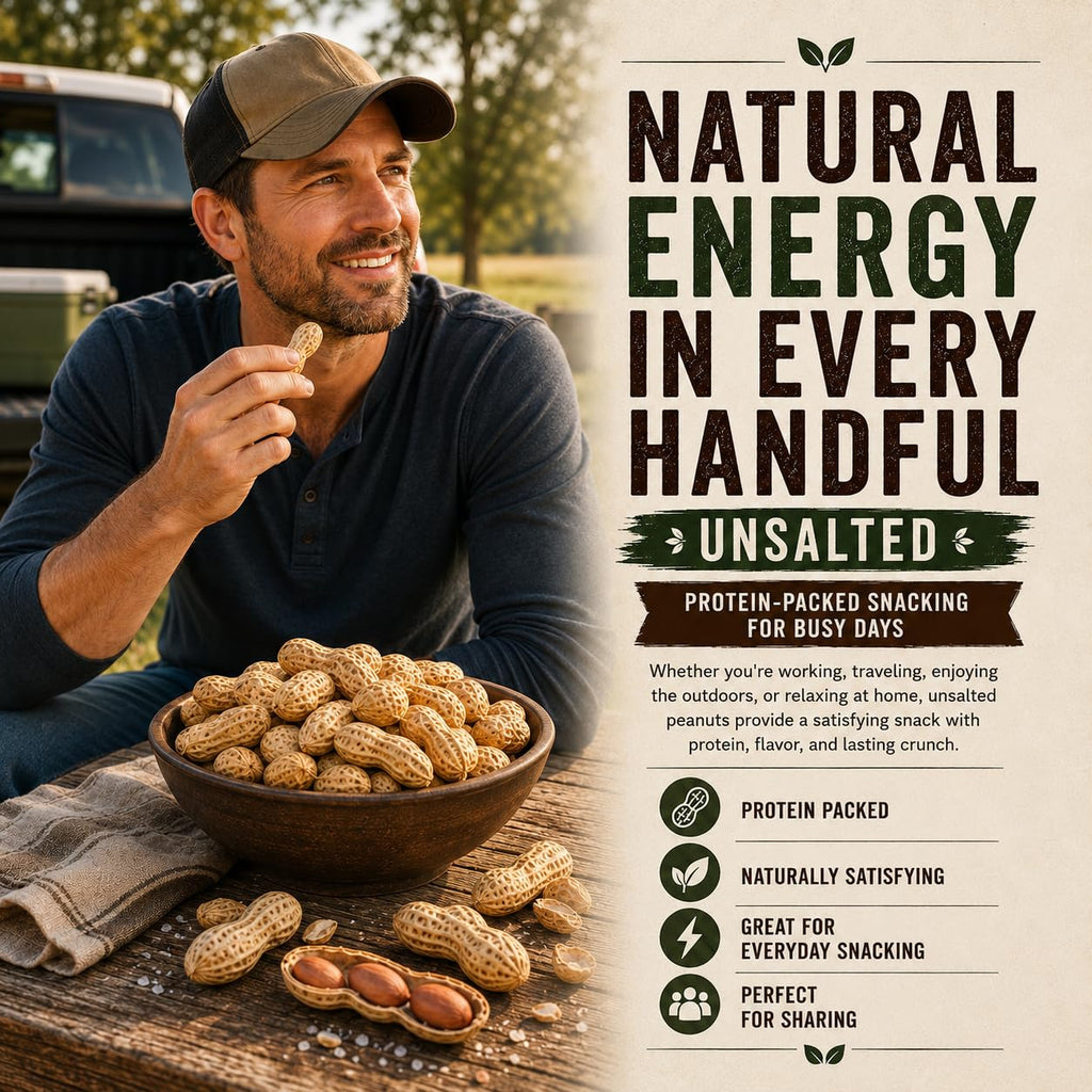 1 LB Unsalted Roasted Peanuts In Shell I1407