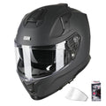Full Face Motorcycle Helmet DOT Certified Matte Black Medium G382