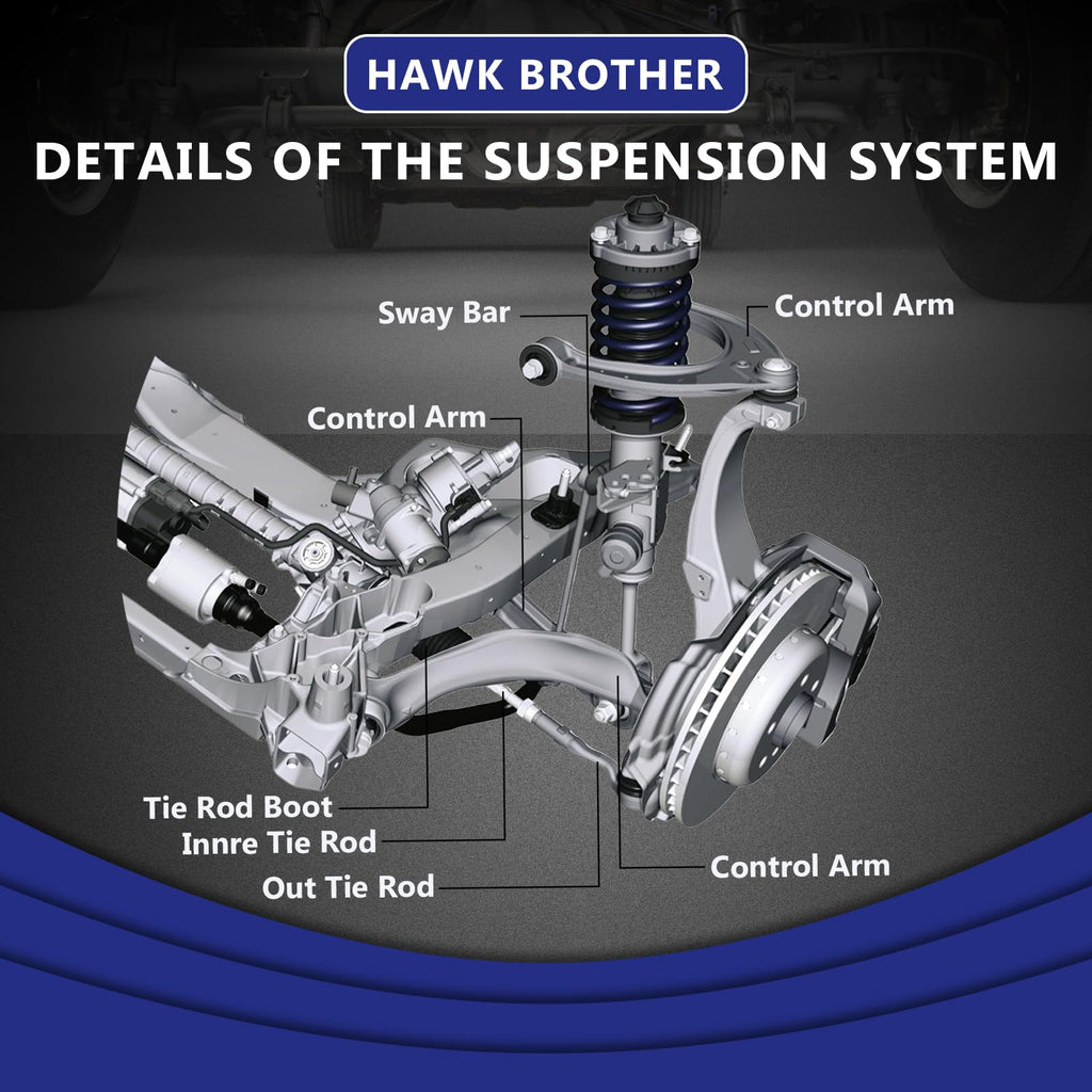 Front Lower Control Arm with Ball Joint Suspension Kit D8797