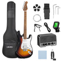 39 Inch HSS Electric Guitar Kit with 5W Mini Amp and Bag L358