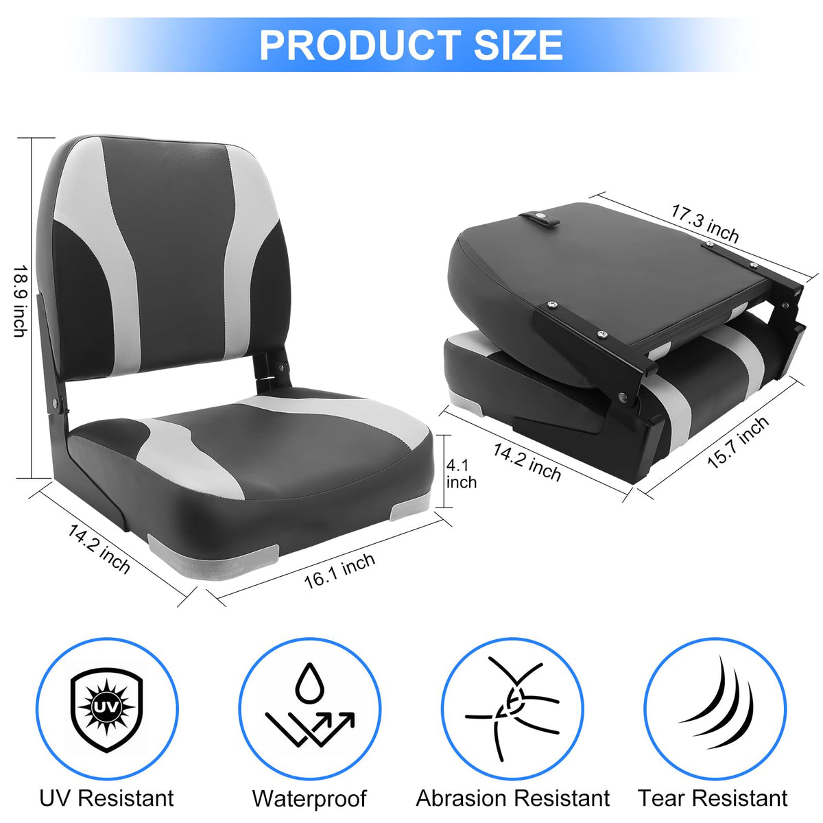 Folding Boat Seat 2 Pack Y3848