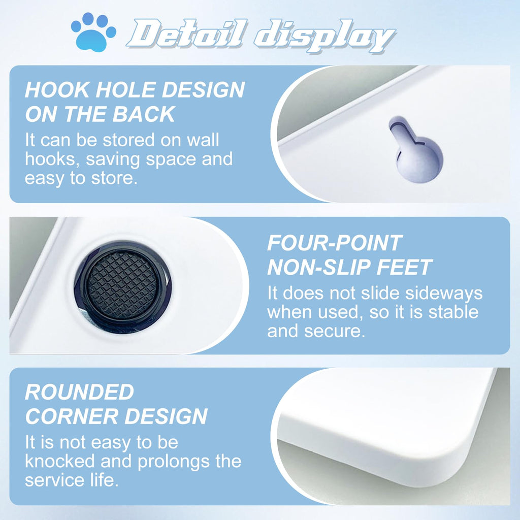 Digital Pet Scale for Small Animal, LED Display, Measures Up to 15kg, White W105