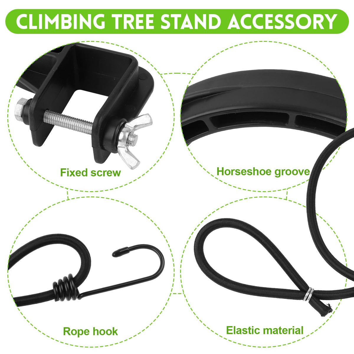 Climbing Tree Stand Accessories with Elastic Rope T88809
