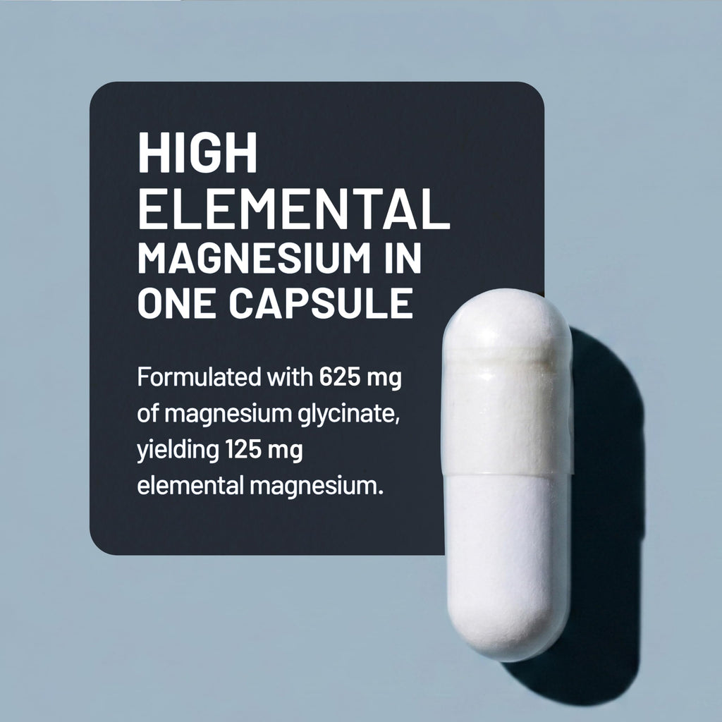 Magnesium Glycinate 625 mg Vegan 30 Capsules V527862