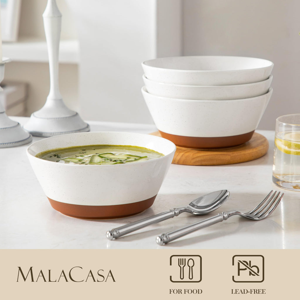 Ceramic Soup Bowls Set of 4 Z18141