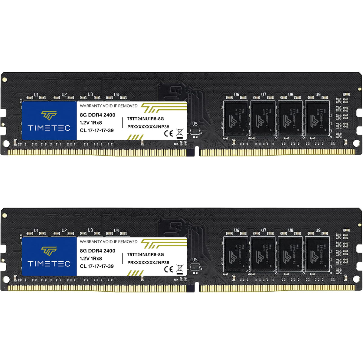 16GB Kit DDR4 2400MHz UDIMM Desktop RAM 288-Pin Non-ECC Unbuffered DIMM Memory F873
