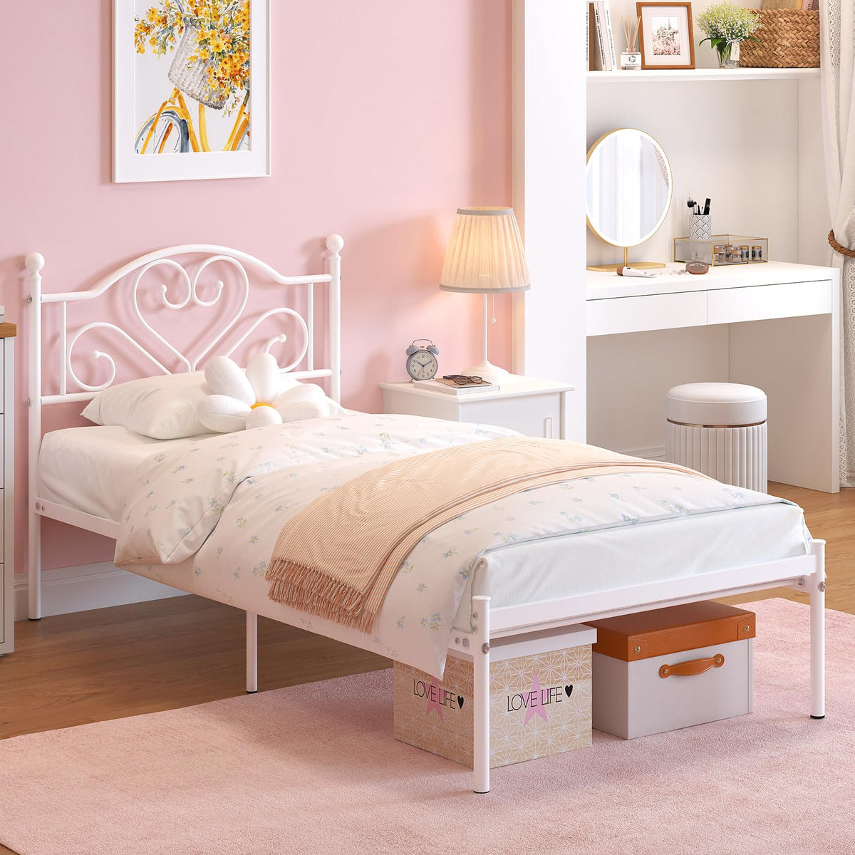 Twin Bed Frames with Headboard I591