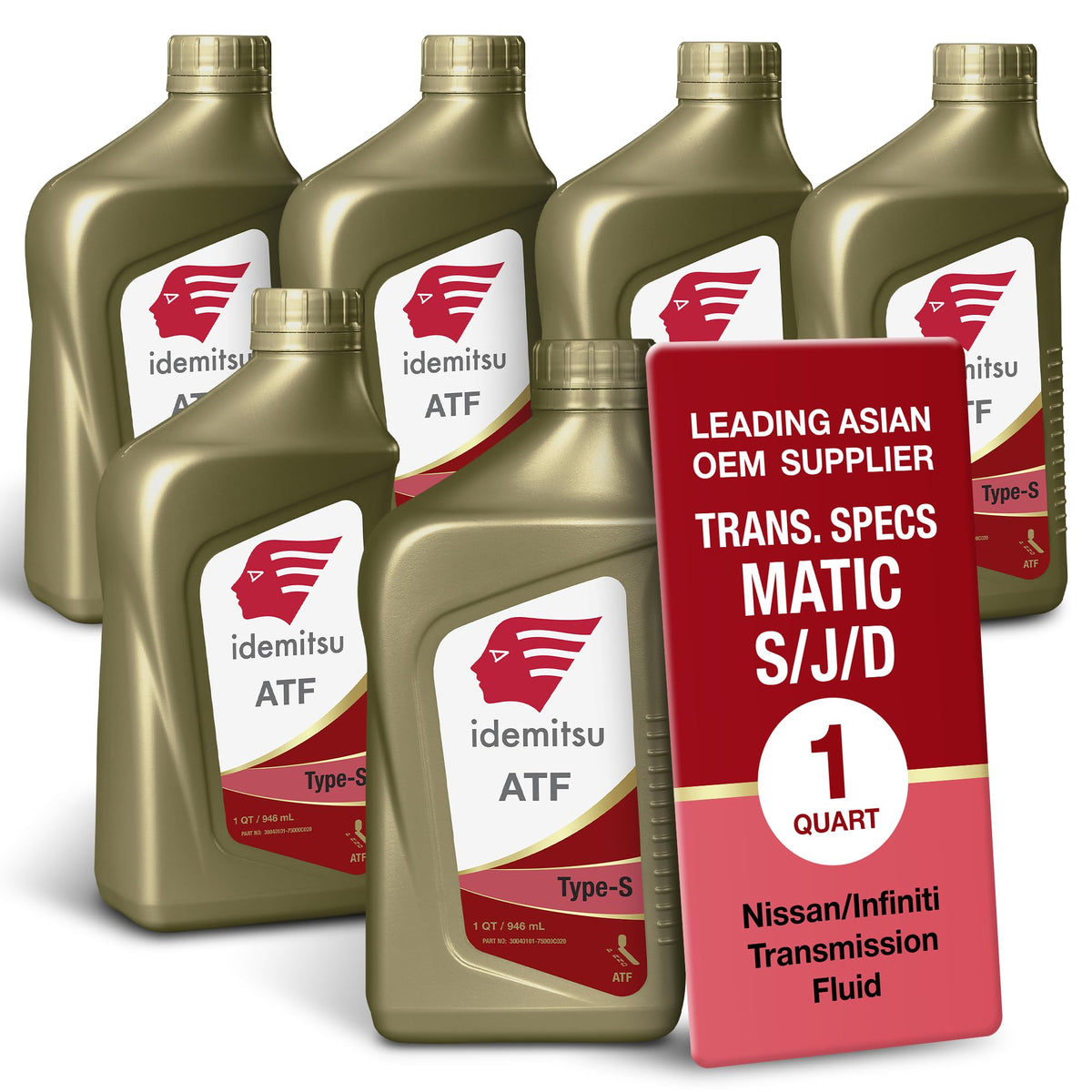 ATF Type S Transmission Fluid 1 Qt 6 Pack E9494