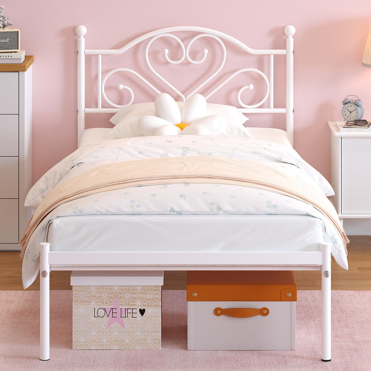Twin Bed Frames with Headboard I591