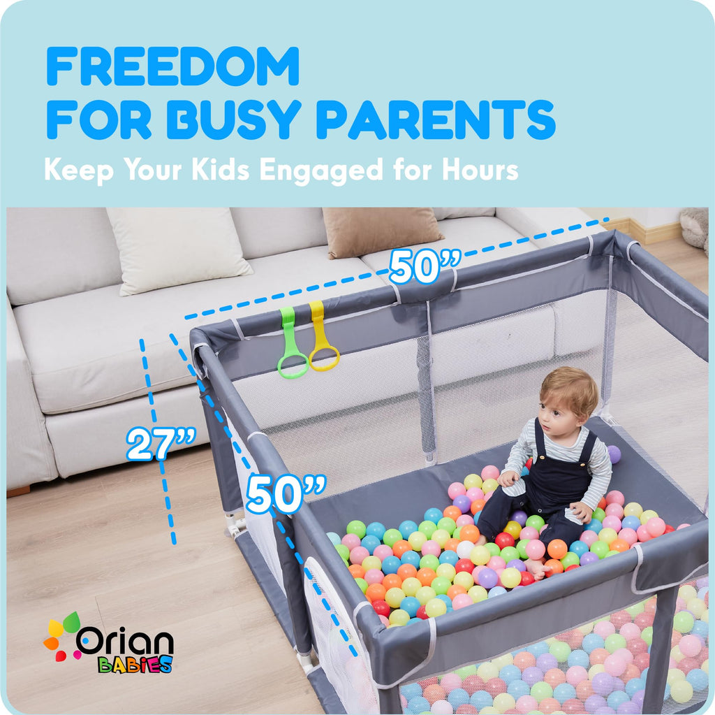 Baby Playpen 50x50 Grey J48753