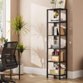 6-Tier Tall Narrow Bookshelf R4393