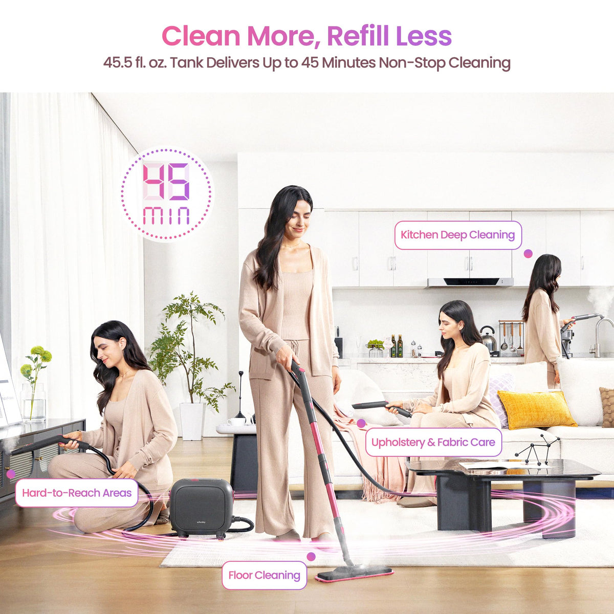 21-in-1 Steam Cleaner N894