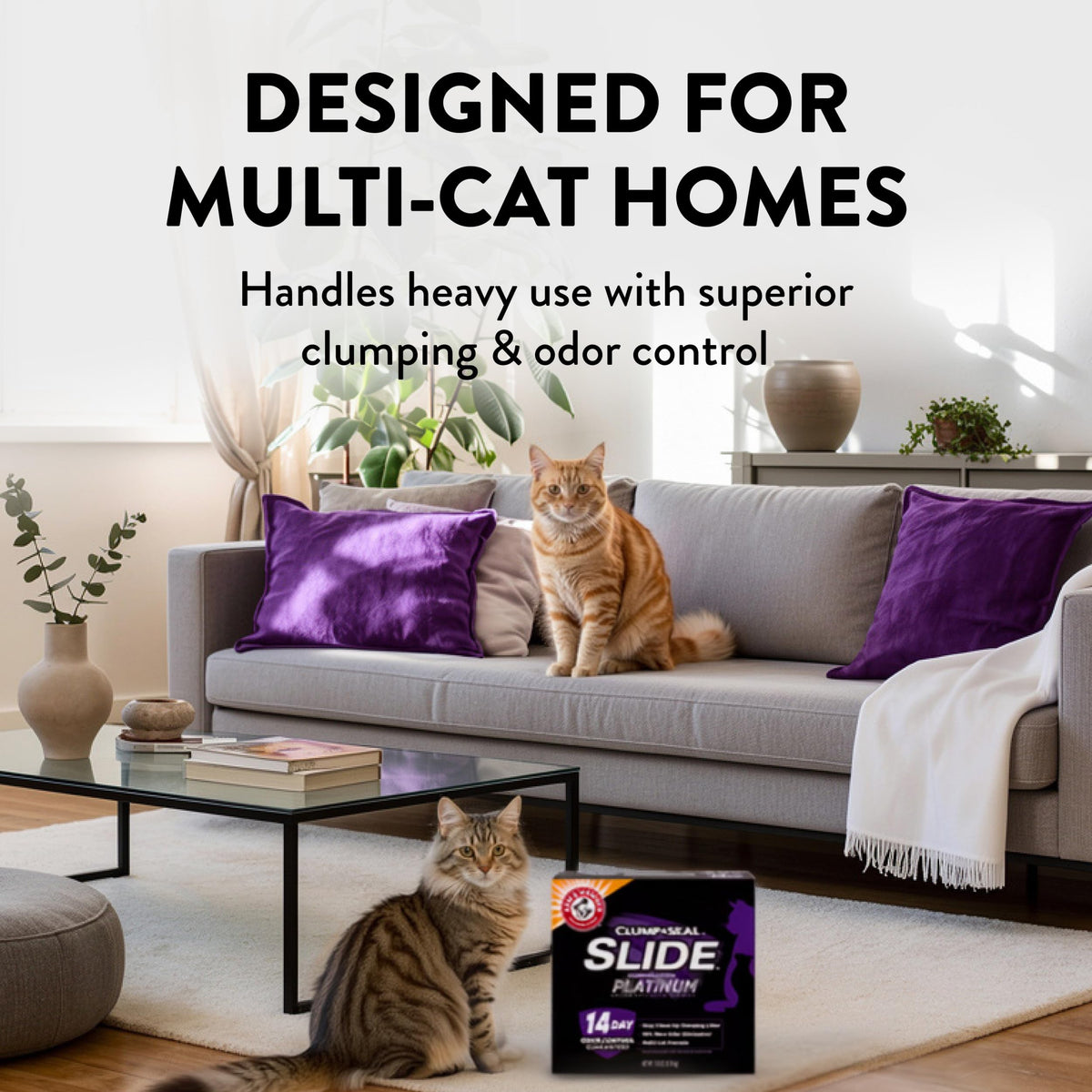 Clumping Cat Litter, 27.5 Lbs M1666