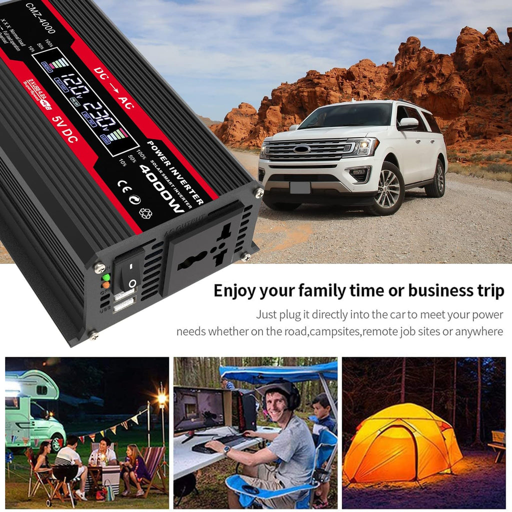 12V Off-Grid Solar Panel Kit with Inverter & Charge Controller A298