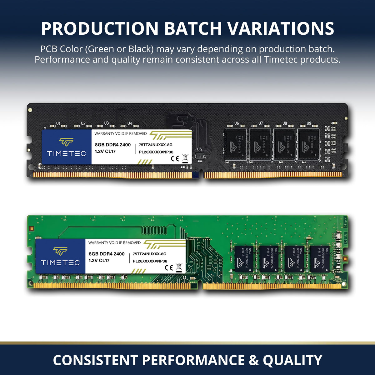 16GB Kit DDR4 2400MHz UDIMM Desktop RAM 288-Pin Non-ECC Unbuffered DIMM Memory F873