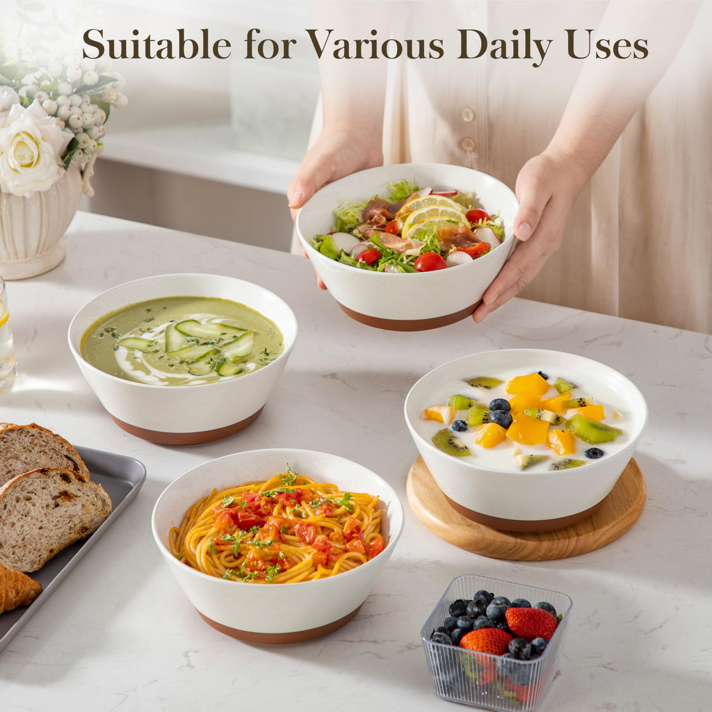 Ceramic Soup Bowls Set of 4 Z18141