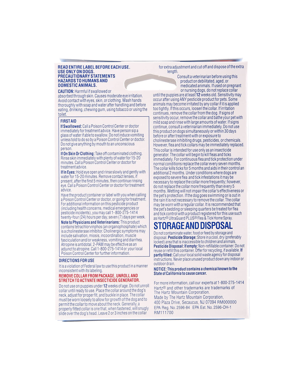 Flea & Tick Collar for Dogs and Puppies W96866