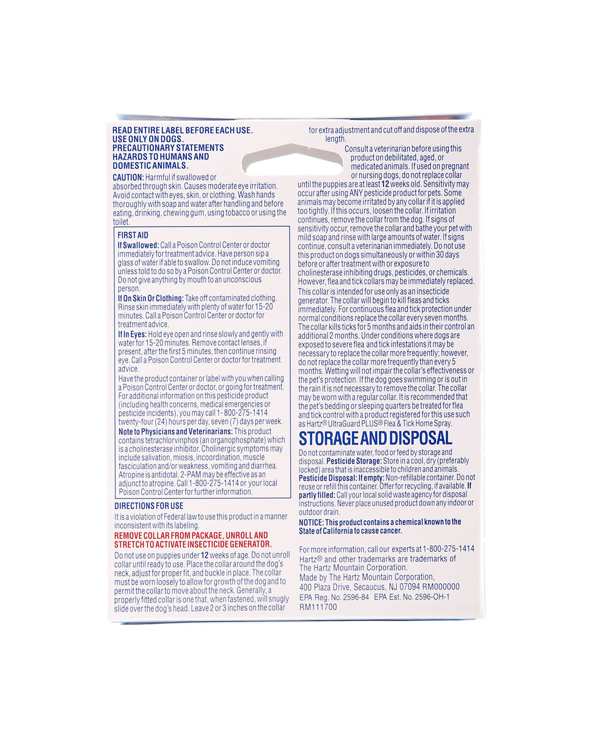Flea & Tick Collar for Dogs and Puppies W96866