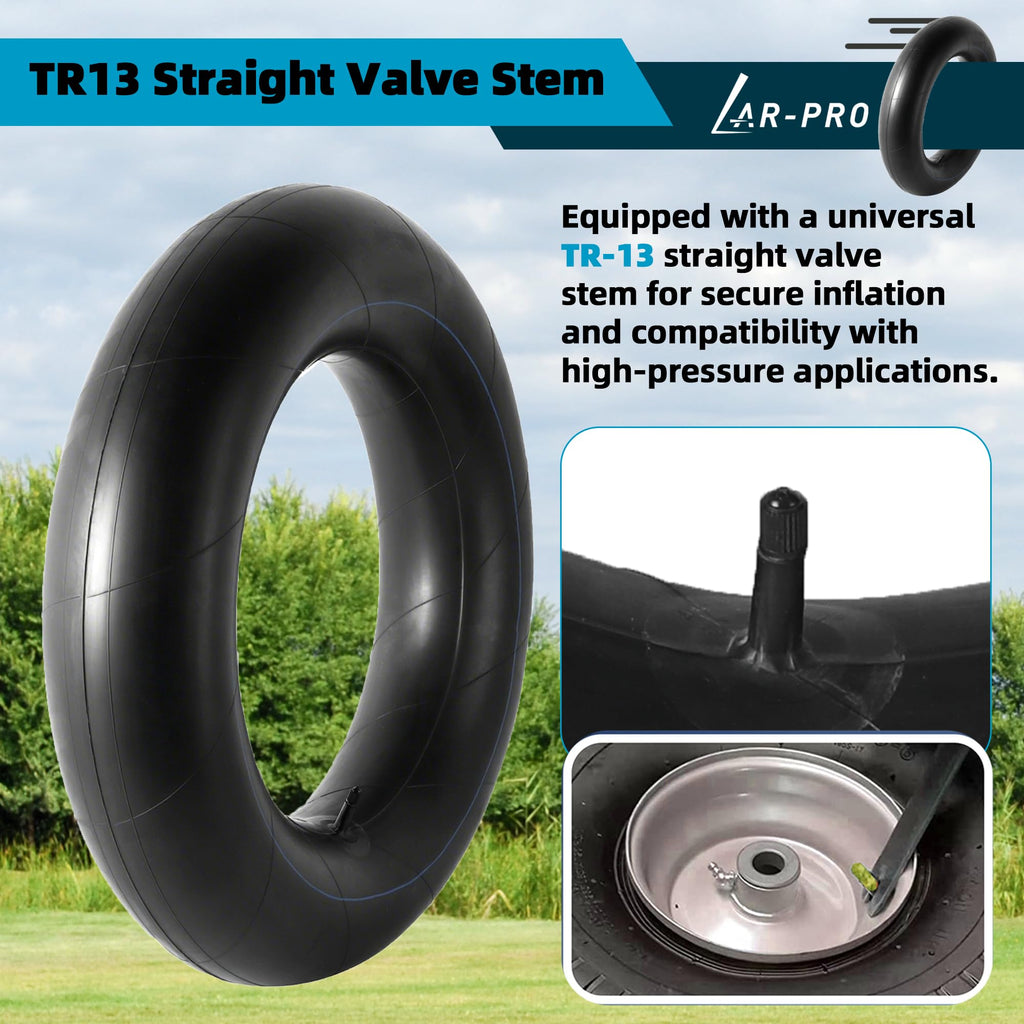 Heavy-Duty Tire Inner Tubes with TR13 Straight Valve Stems Butyl Rubber 1-Pack H82723