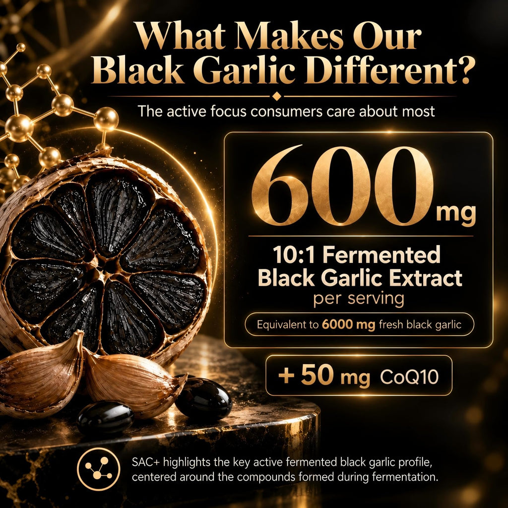 Black Garlic Extract Softgels 300 Count G794