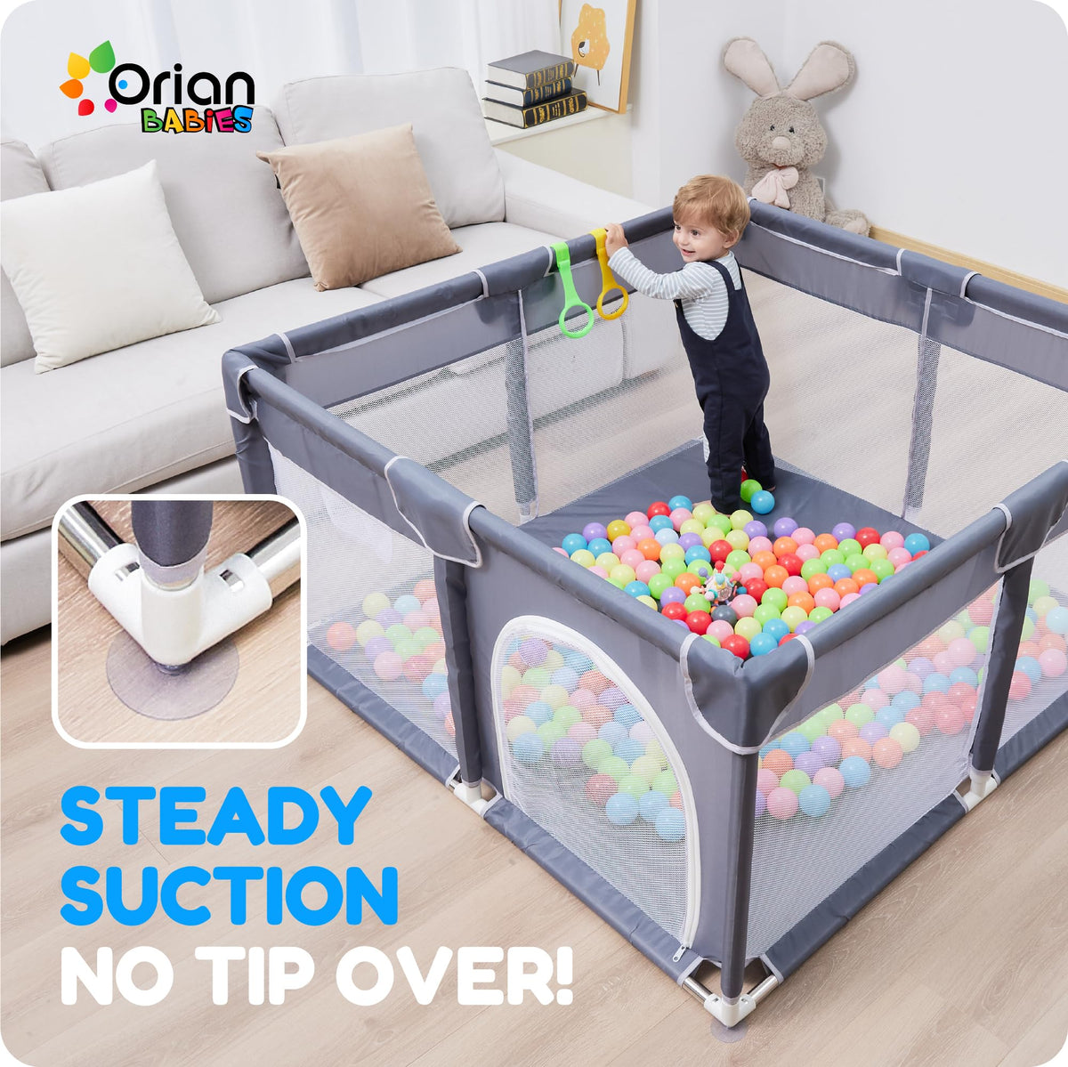 Baby Playpen 50x50 Grey J48753