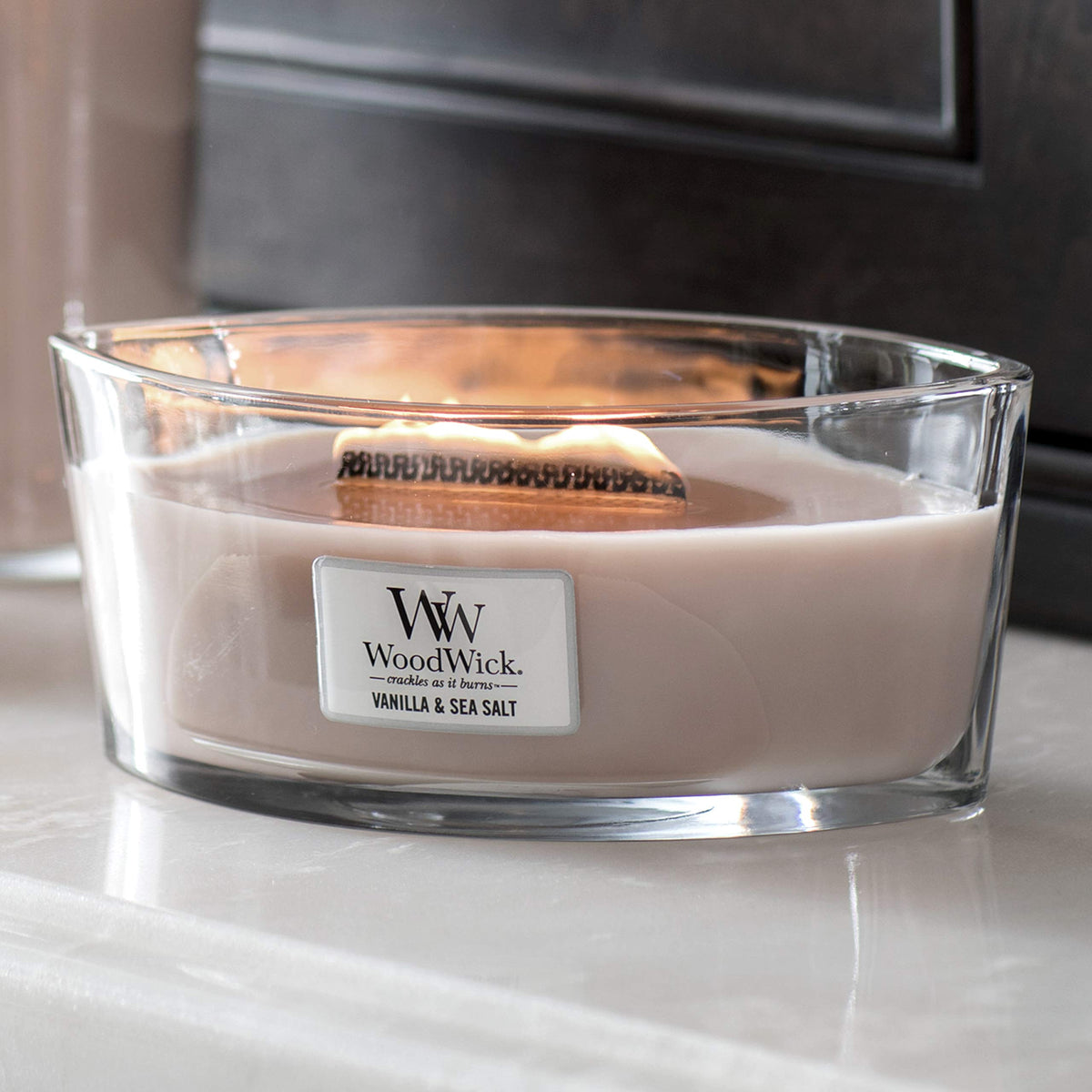 Scented Candle, Vanilla & Sea Salt, 16oz I222914