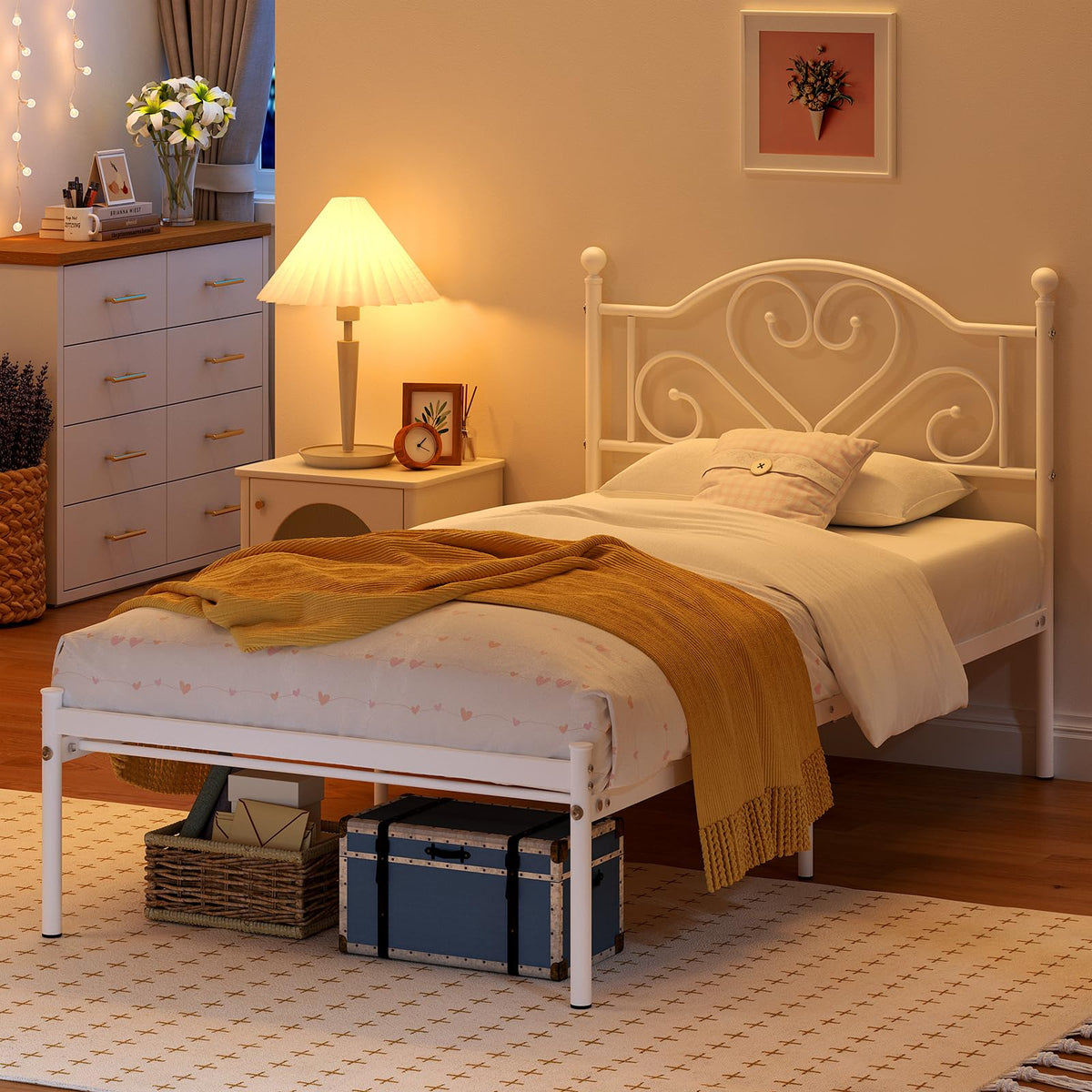 Twin Bed Frames with Headboard I591