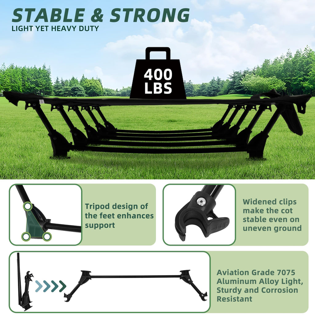 28" Extra Wide Portable Folding Camping Cot V866