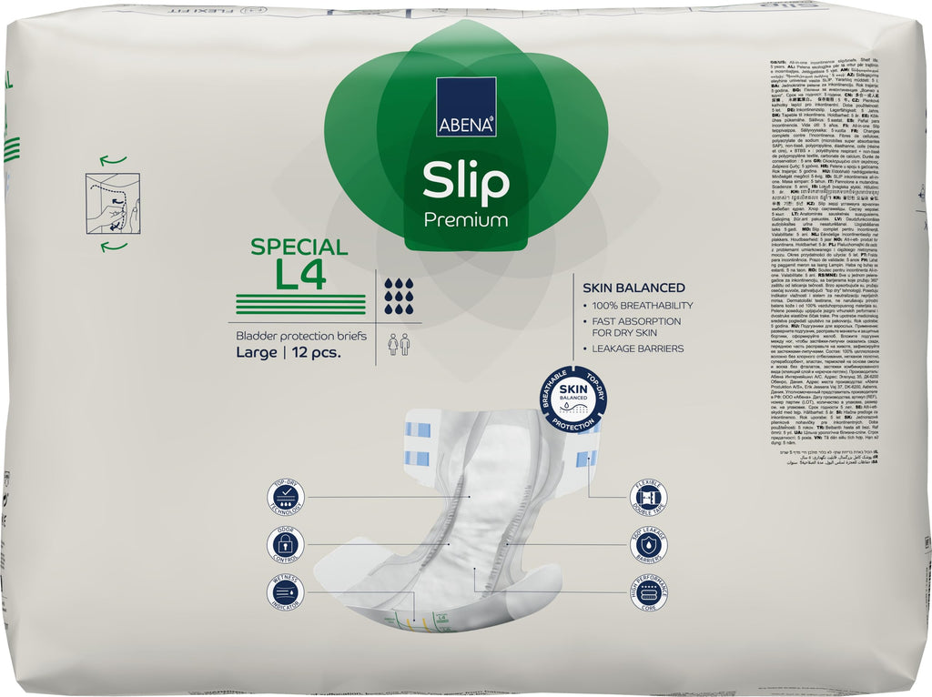 Adult Diapers, Heavy Absorbency, Large, 12 Count F2325
