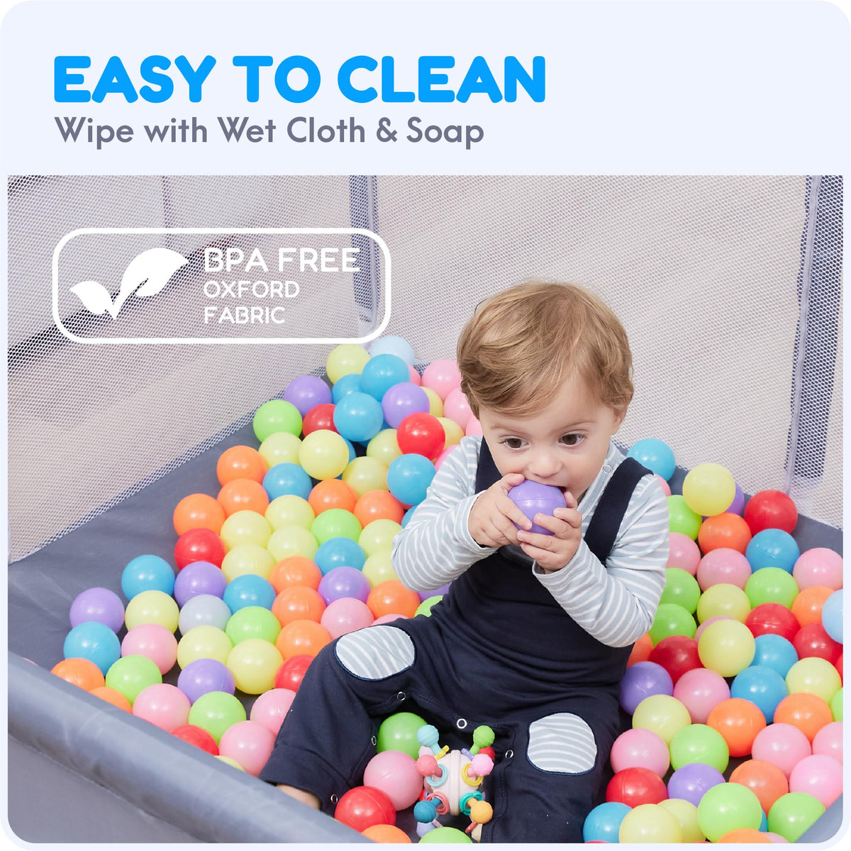 Baby Playpen 50x50 Grey J48753