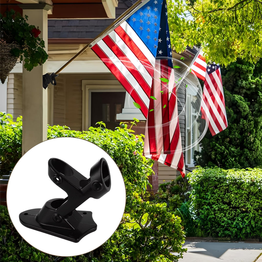 4 Pack Aluminum Flag Pole Holder Brackets 1 inch H356656