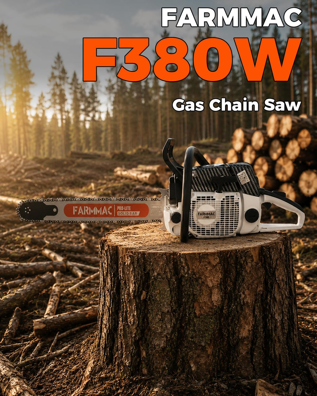 72cc 2-Cycle Gas Chainsaw with 24 Inch Bar O770