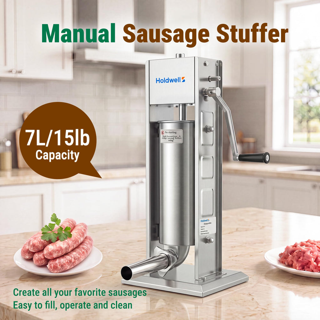 7L Stainless Steel Vertical Sausage Stuffer T480239