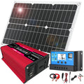 12V Off-Grid Solar Panel Kit with Inverter & Charge Controller A298