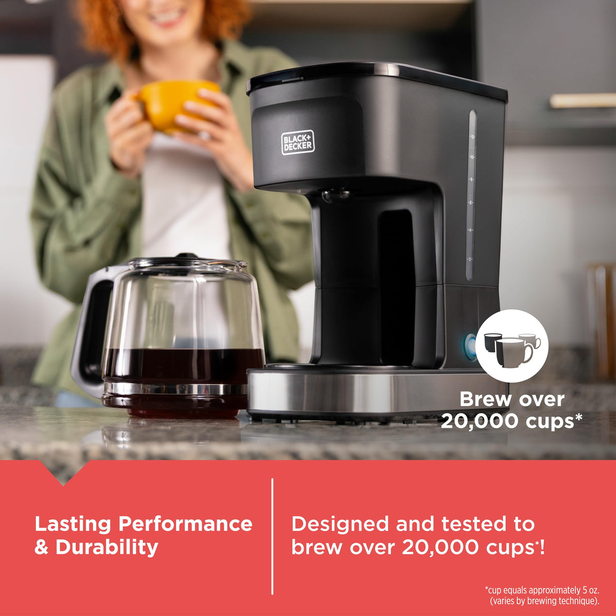 12-Cup Stainless Steel Drip Coffee Maker Y46558