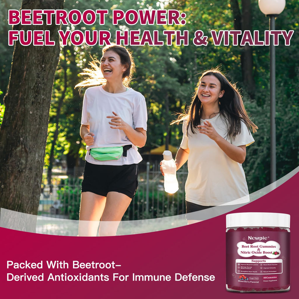 Beet Root Gummies Mixed Berry 60 Chews X381905